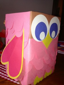 Owl Valentine box