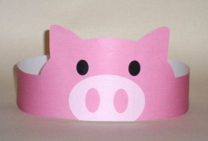Pig Paper Crown - Printable