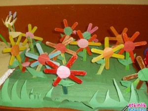 Popsicle Stick flOwers