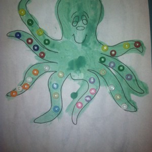 Quick Octopus craft for ocean