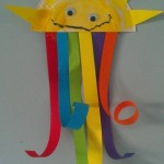 Rainbow & sunshine paper plate craft