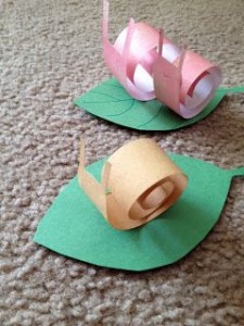 Snail Paper Craft Project