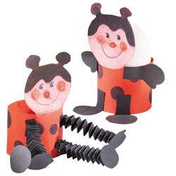 accordion ladybug crafts