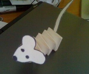 accordion mouse craft