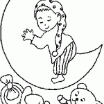 baby mobile coloring
