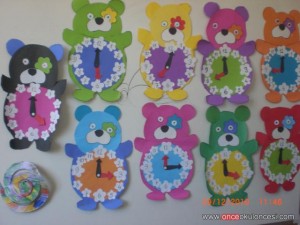 bear clock craft