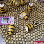 bottle cap bee craft for kids