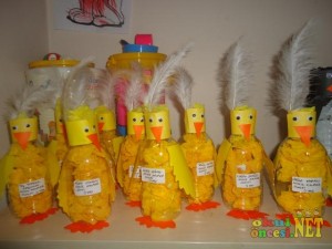 bottle chick craft for kids