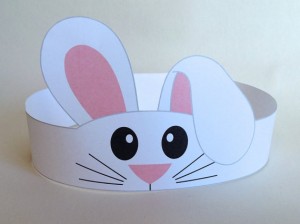 bunny paper crown craft