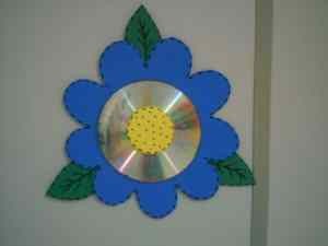 cd flower craft