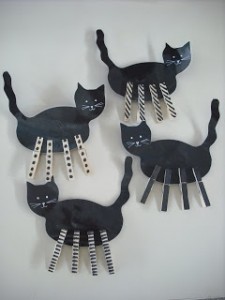 clothespin cat craft