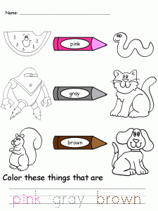 colors-worksheets