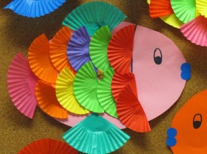 Cupcake liner craft idea for kids  Crafts and Worksheets for  Preschool,Toddler and Kindergarten