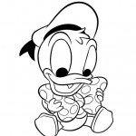 donald duck coloring page (2)
