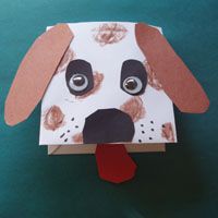 envelope dog craft