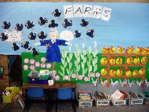 farm bulletin board for kids