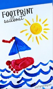 footprint sailboat craft