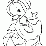 free duck coloring page for kids (9)