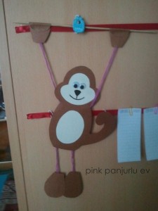 free monkey craft for kids