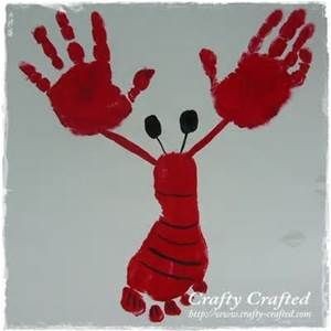 handprint and footprint lobster
