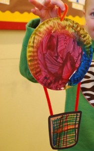 hot air balloon craft for kids