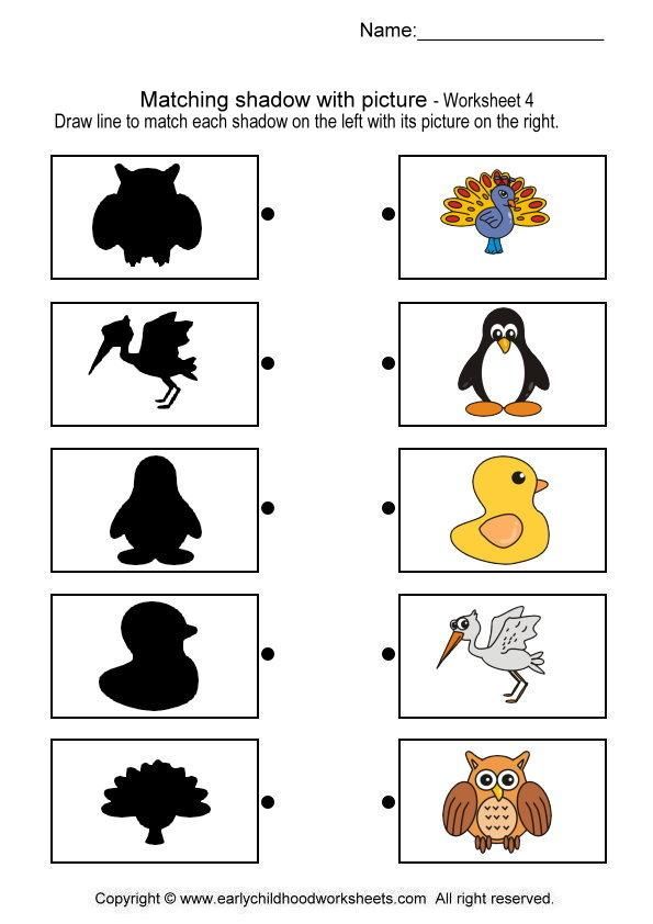 Craftsactvities And Worksheets For Preschooltoddler And Shadow 
