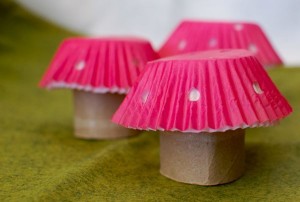 mushroom craft idea for kid
