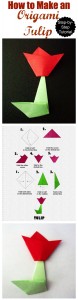 origami tulip craft