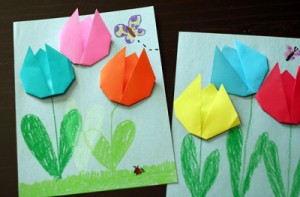 origami-tulips