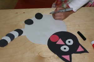 paper cat craft idea for kids