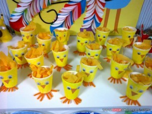 paper cup chick craft