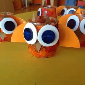 paper cup owl craft