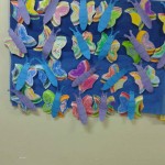 paper plate butterfly craft
