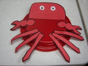 paper plate crab