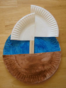 paper plate ship