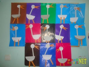 paper stork craft