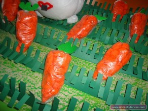 plastic bag carrot craft