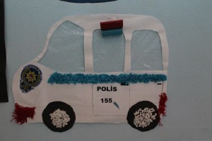 police car crafts