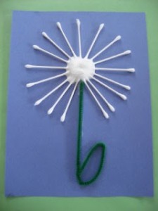 qtip flower craft
