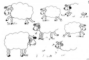 sheep trace worksheet