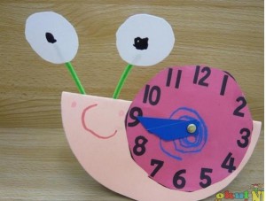 snail clock craft
