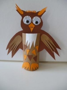 toilet paper roll owl craft