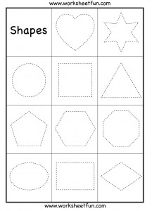 tracing shapes