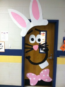 Easter Bunny door 1