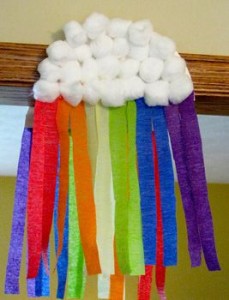 Rainbow craft for St. Patrick's Day