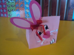 easter bunny card craft 7