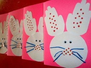 easter bunny card crafts