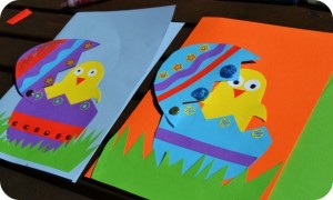 easter chick cards
