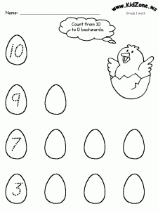 easter math activity pages