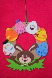 easter wreath craft